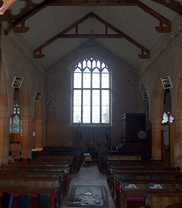 The nave looking west September 2011